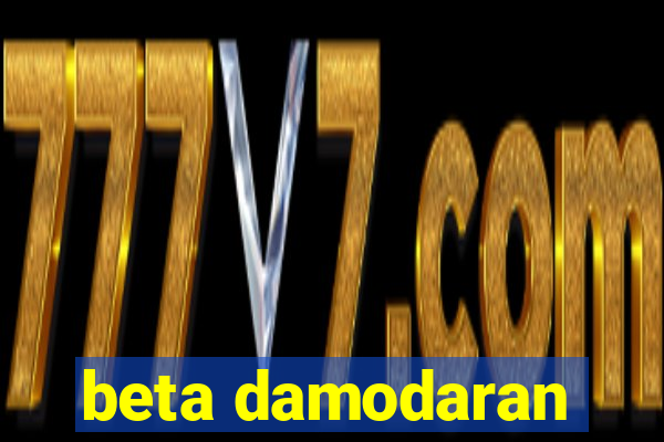 beta damodaran